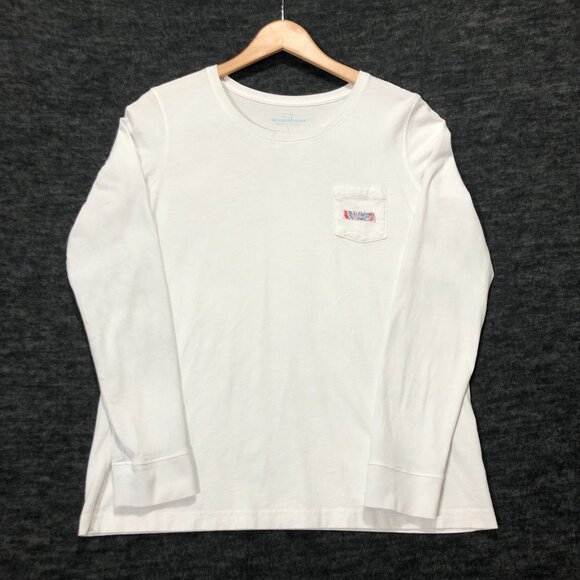Vineyard Vines Kennebunkport Long Sleeve T-Shirt Size Large - Picture 2 of 8